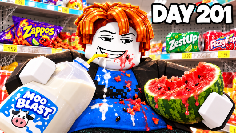 Official Eat Everything In A Grocery Store promotional art